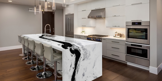 Panda White Marble Kitchen Ideas: How to Style Dramatic Black Veining