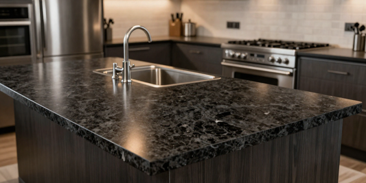 Why Leathered Black Granite Is Popular in Houston Homes