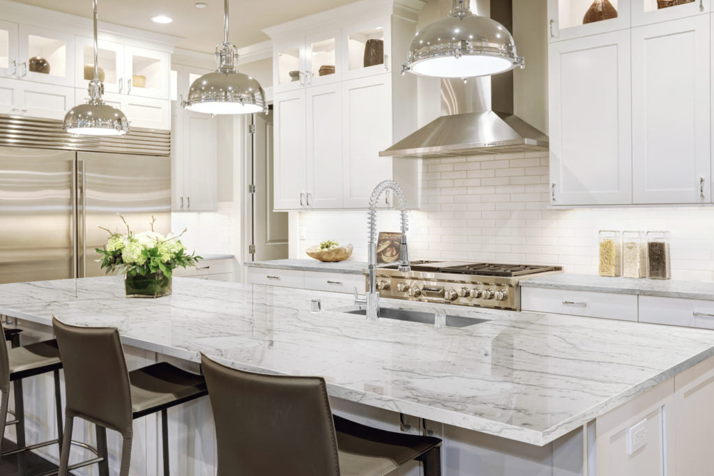 Color Trends: Pros and Cons of A White Kitchen (Prefabricated Granite Countertops Houston, TX)