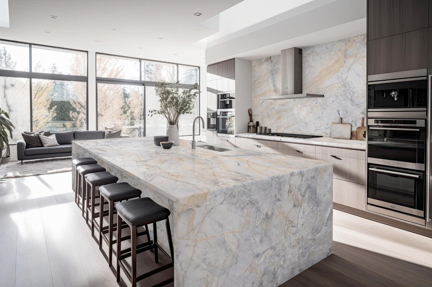 STATUARIO QUARTZO 3CM POLISHED