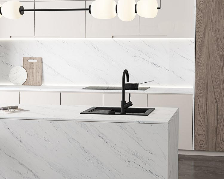 CALACATTA WHITE MARBLE DESIGN